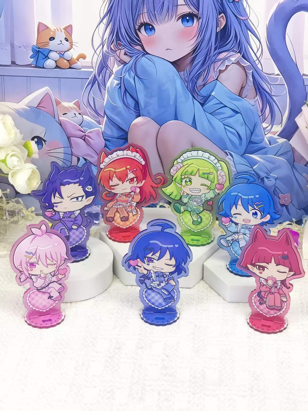 Iruma-kun Chibi Maid Style Acr - Anime Merchandise Collection ulasan dan harga